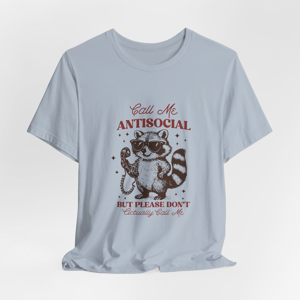 Antisocial Raccoon Graphic Tee