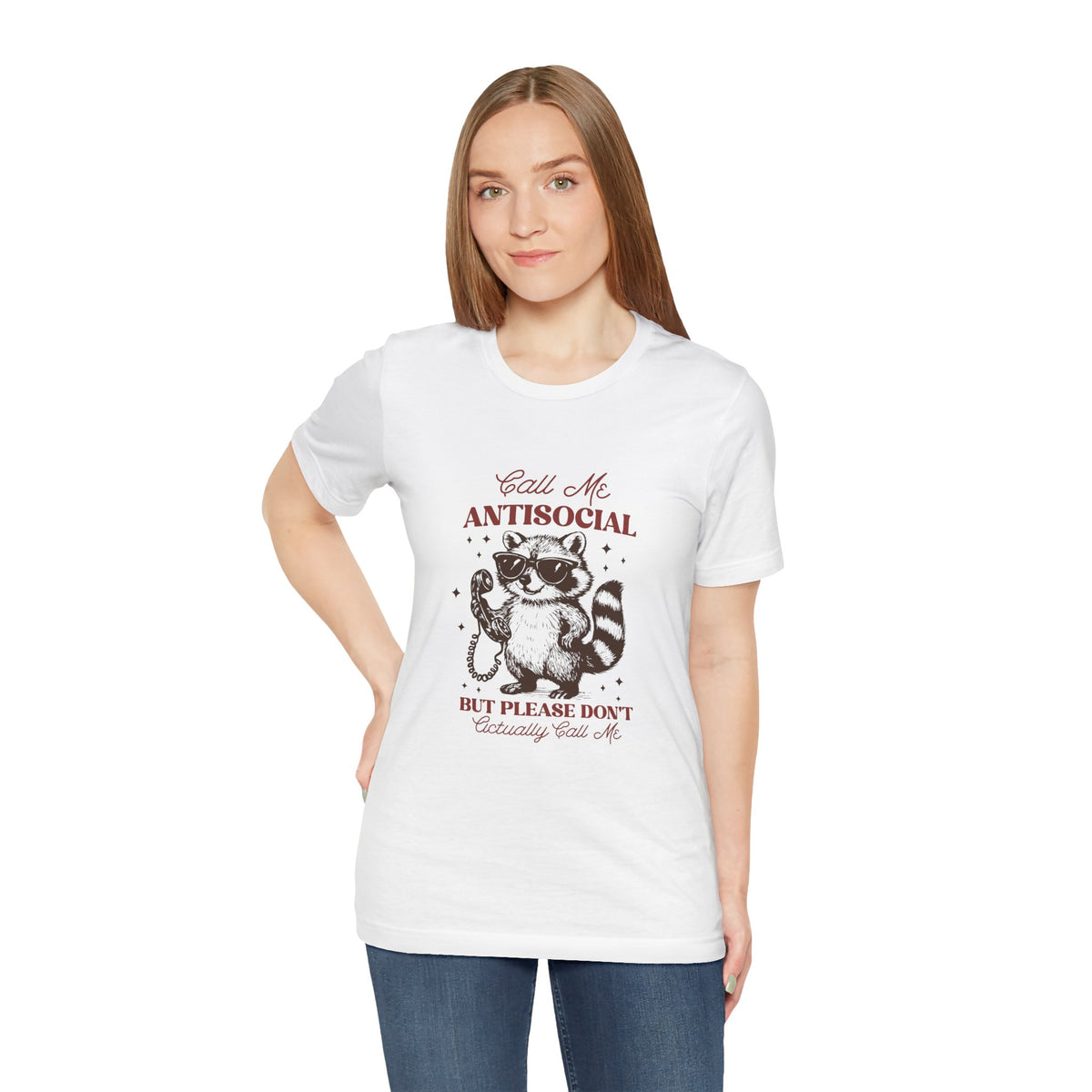 Antisocial Raccoon Graphic Tee