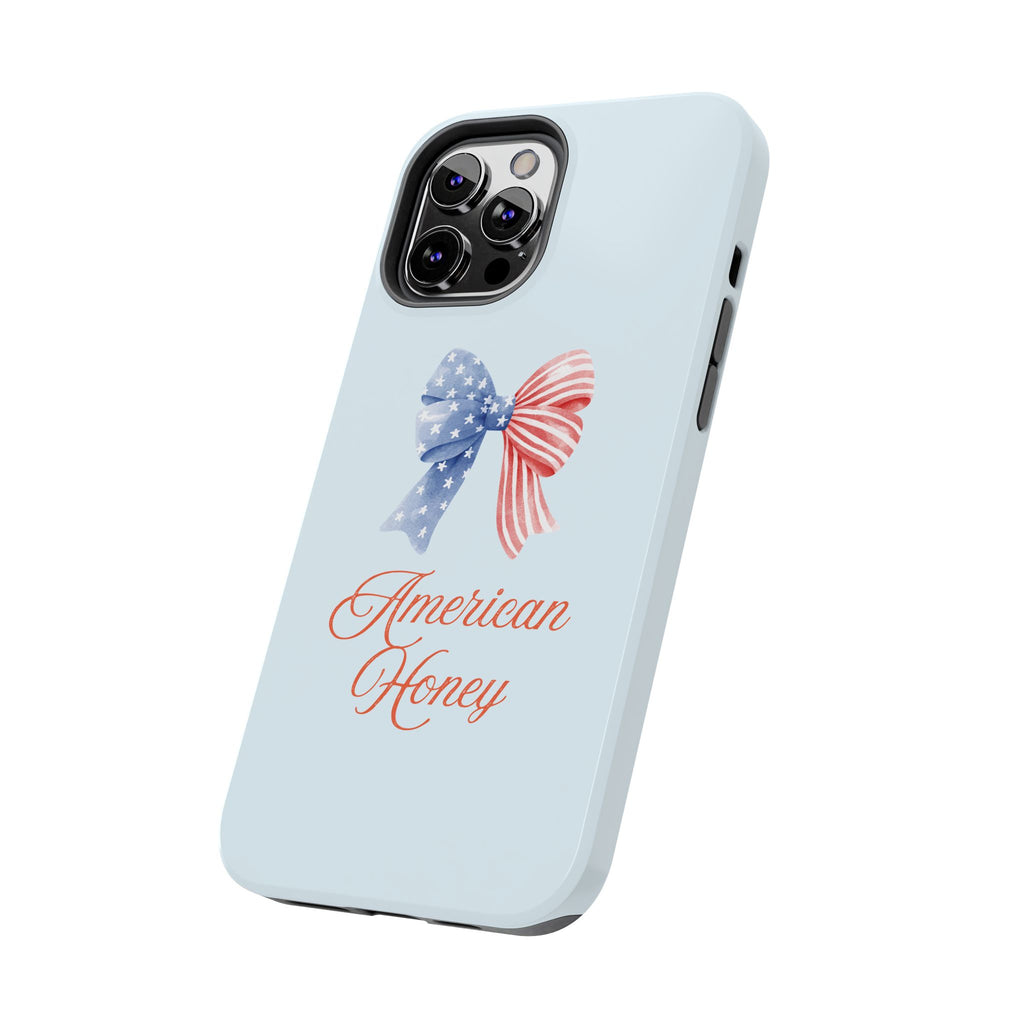 Phone Case — "American Honey" Patriotic Bow Tough Protective Case