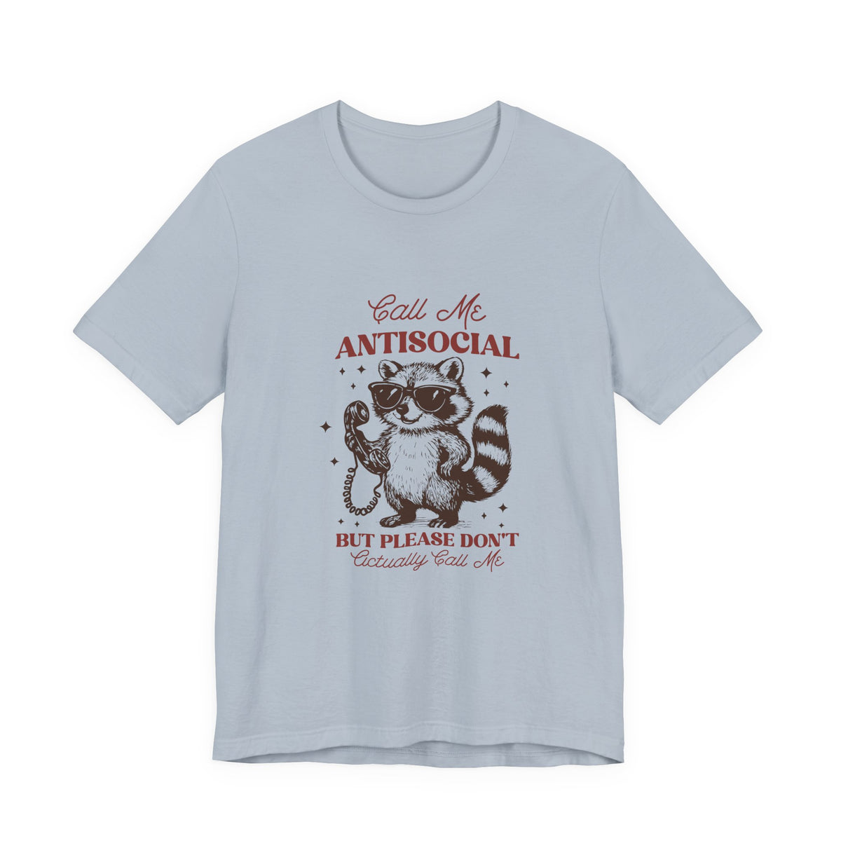 Antisocial Raccoon Graphic Tee