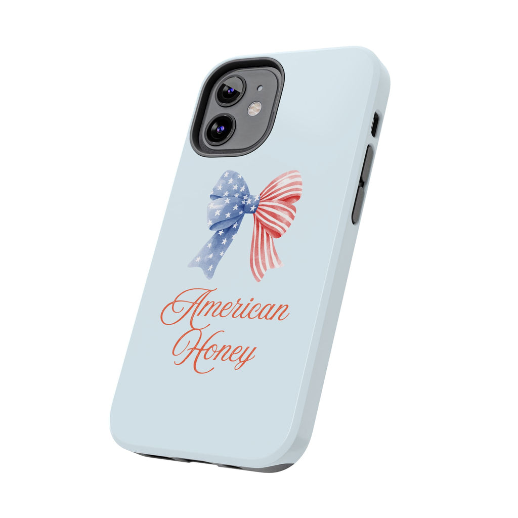 Phone Case — "American Honey" Patriotic Bow Tough Protective Case