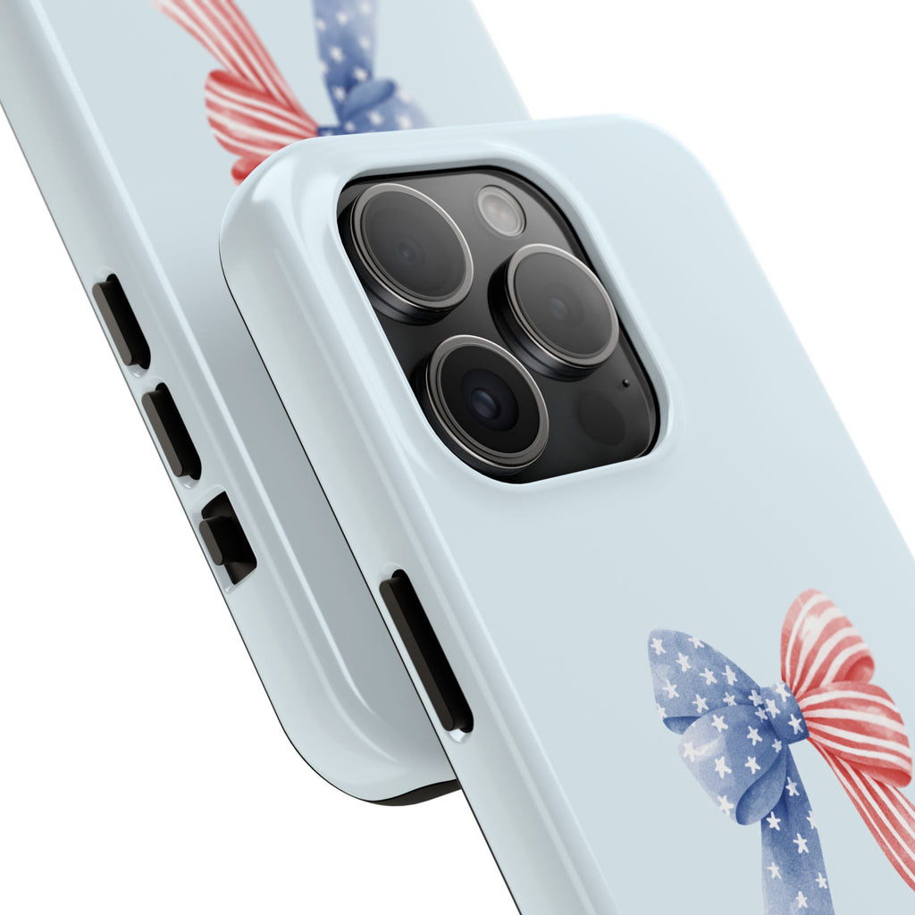 Phone Case — "American Honey" Patriotic Bow Tough Protective Case