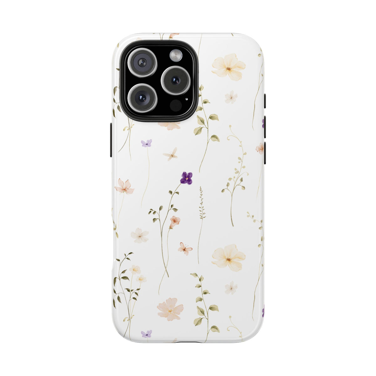Floral Wildflower Tough Phone Case — Slim Protective iPhone Cover