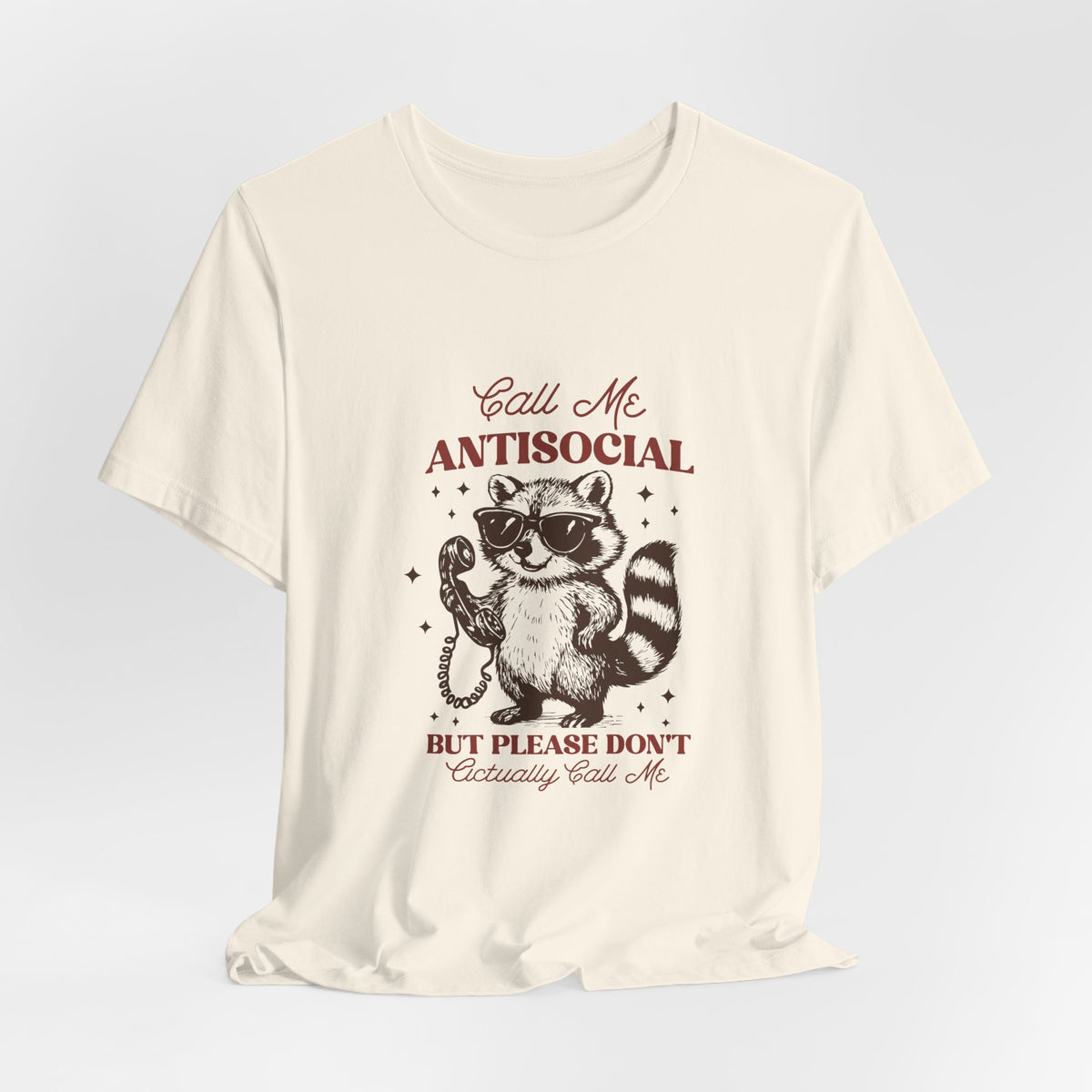Antisocial Raccoon Graphic Tee