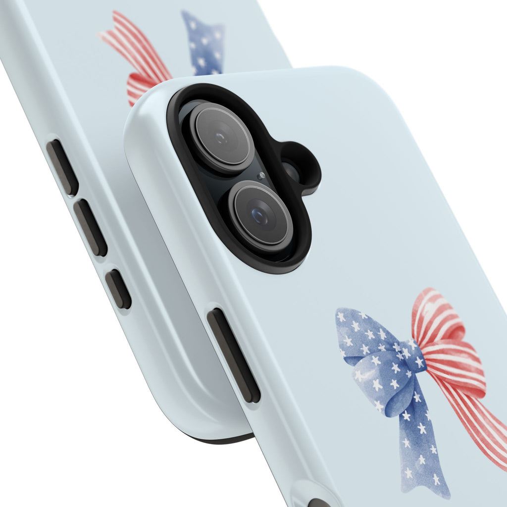 Phone Case — "American Honey" Patriotic Bow Tough Protective Case