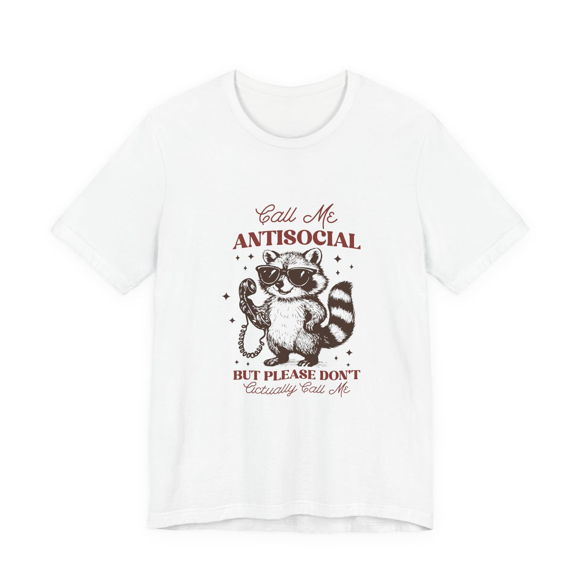 Antisocial Raccoon Graphic Tee