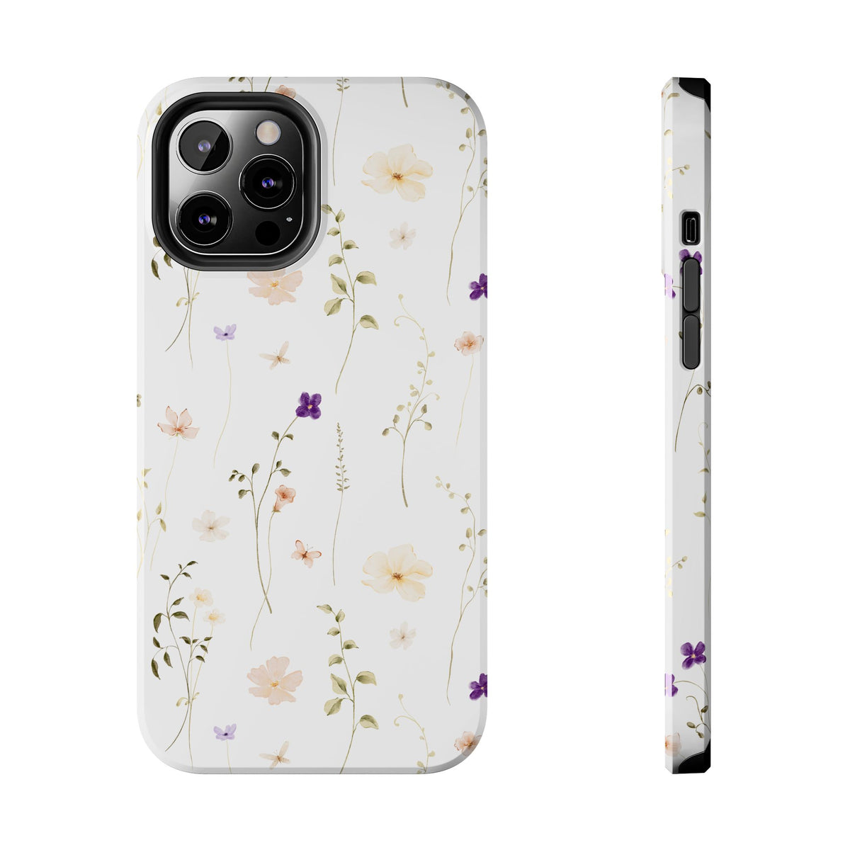 Floral Wildflower Tough Phone Case — Slim Protective iPhone Cover