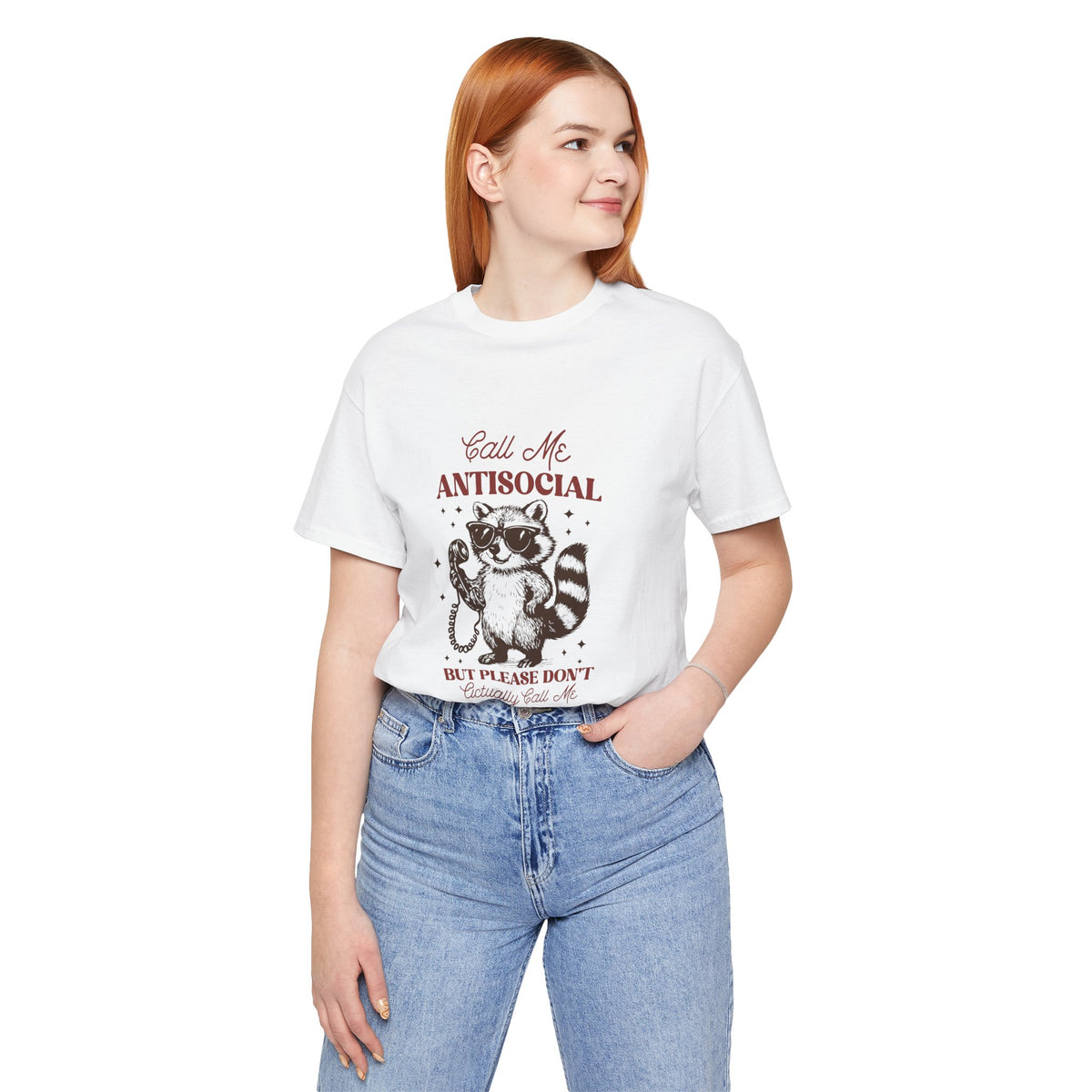 Antisocial Raccoon Graphic Tee