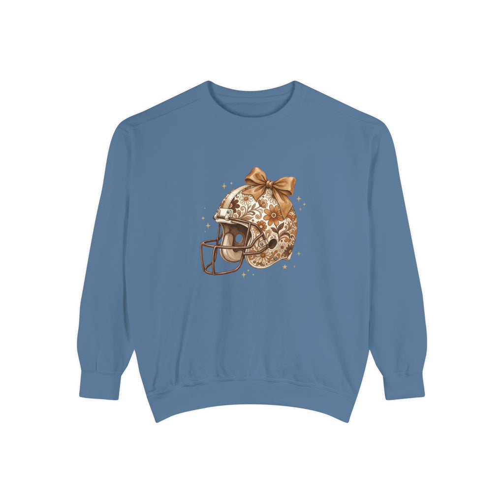 Vintage Floral Football Helmet Crewneck