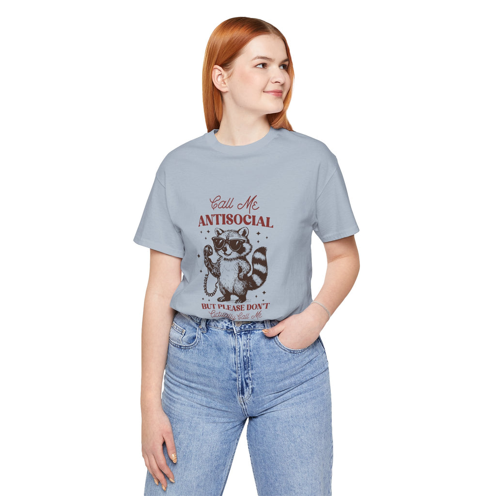 Antisocial Raccoon Graphic Tee