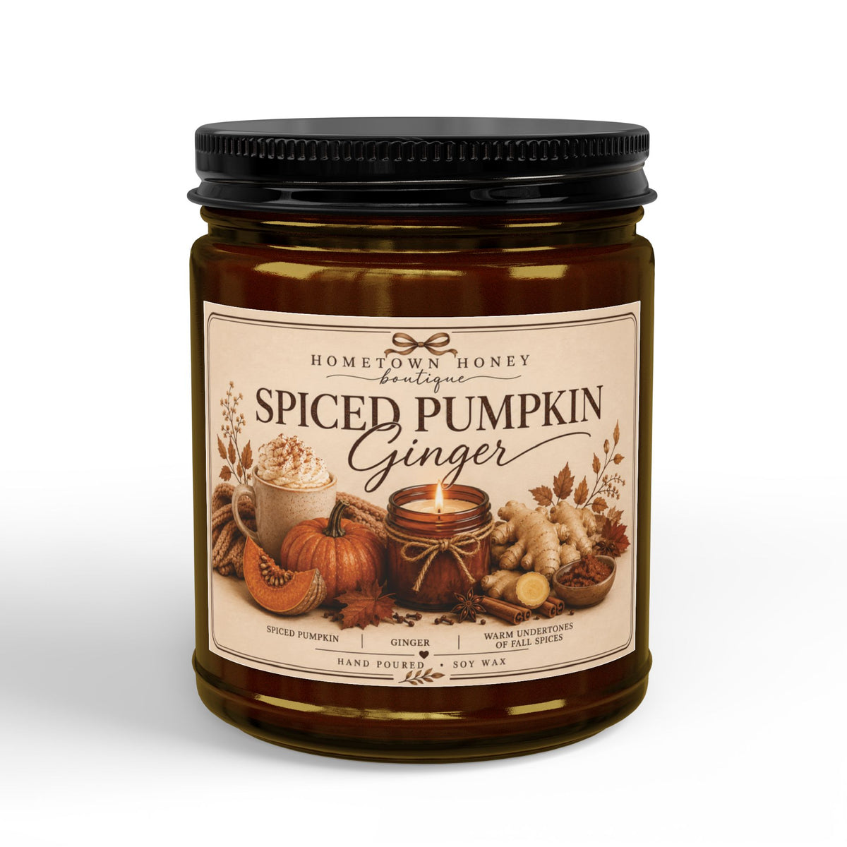 Spiced Pumpkin Ginger Soy Candle