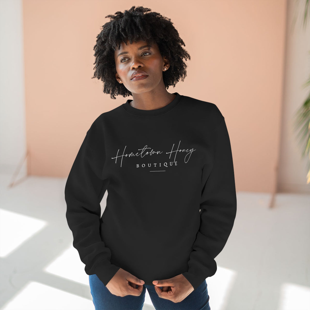 Hometown Honey Crewneck - Lane Seven brand