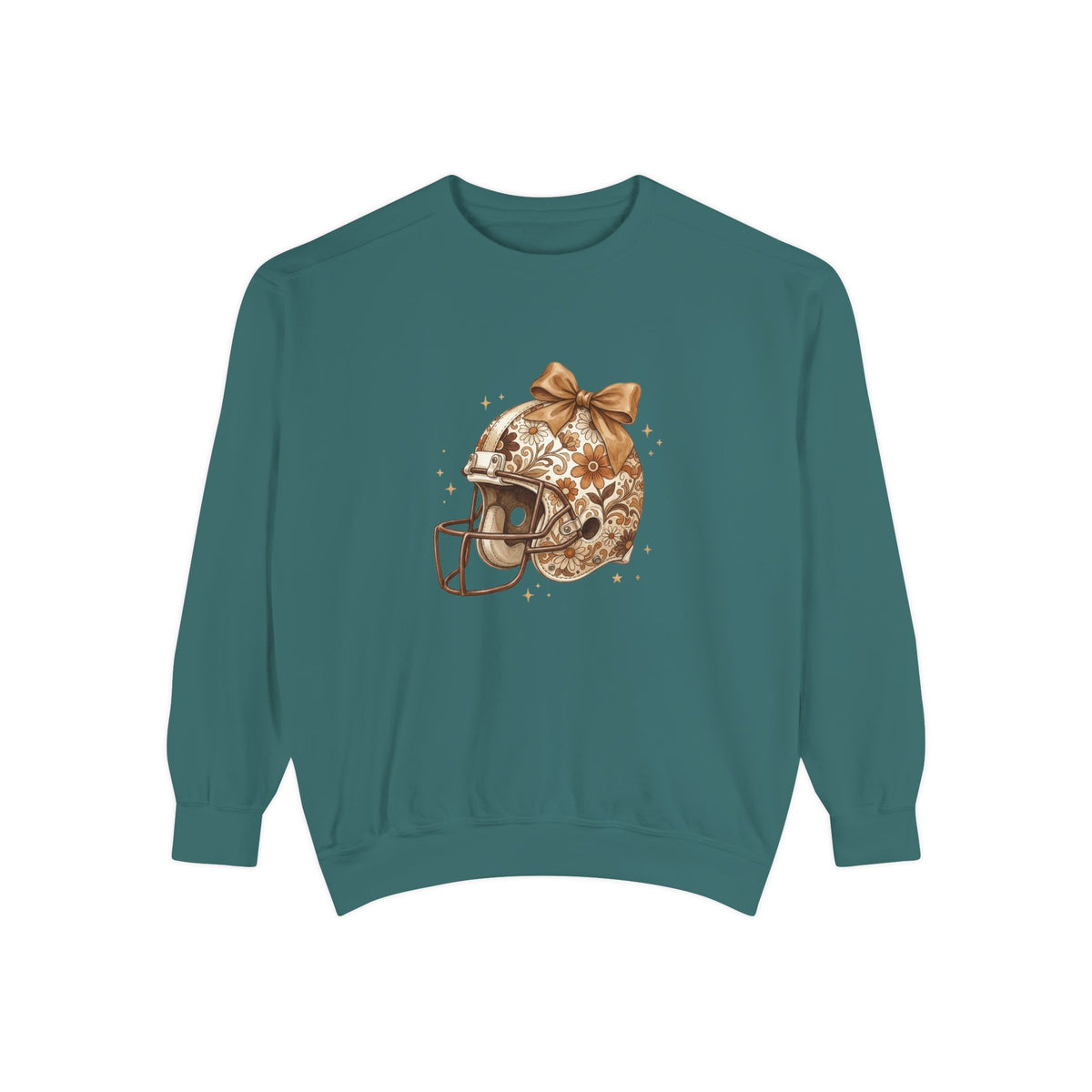 Vintage Floral Football Helmet Crewneck
