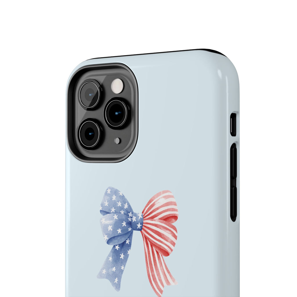 Phone Case — "American Honey" Patriotic Bow Tough Protective Case