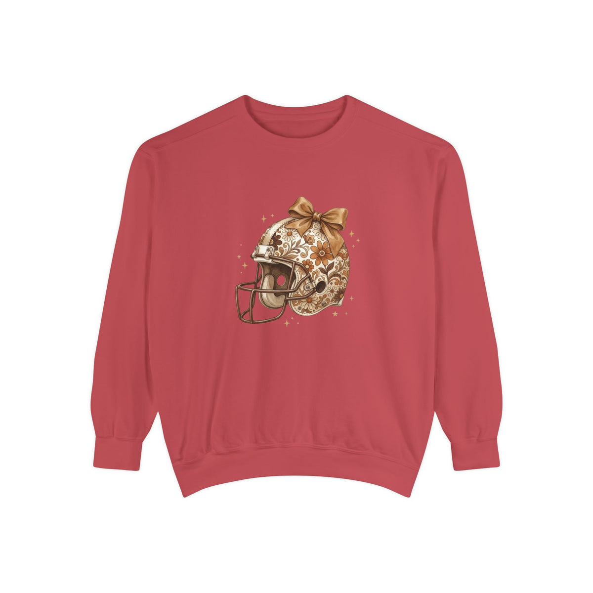 Vintage Floral Football Helmet Crewneck