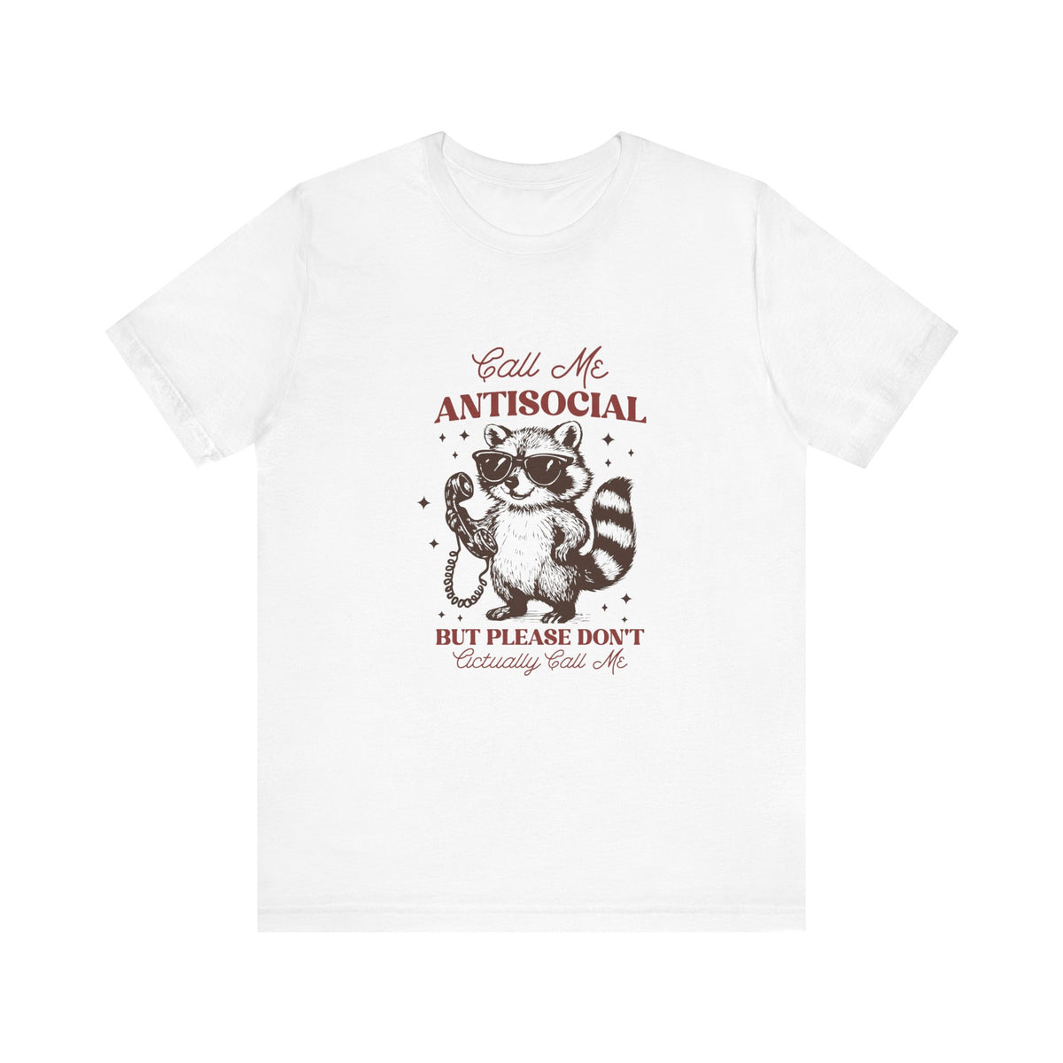 Antisocial Raccoon Graphic Tee