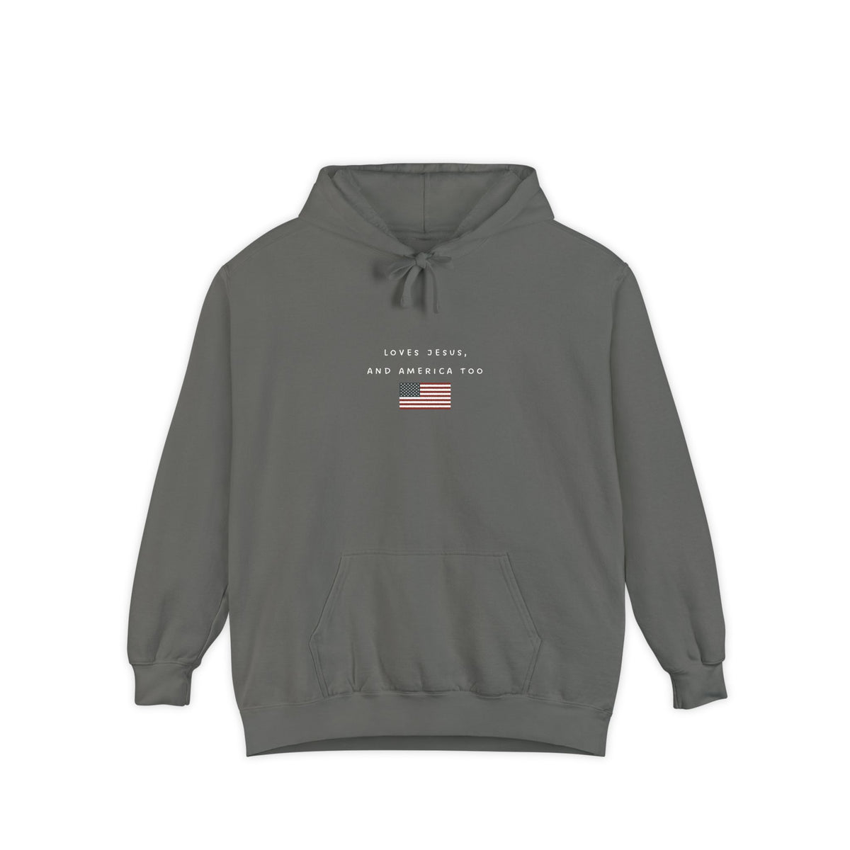 Loves Jesus and America Too Hoodie