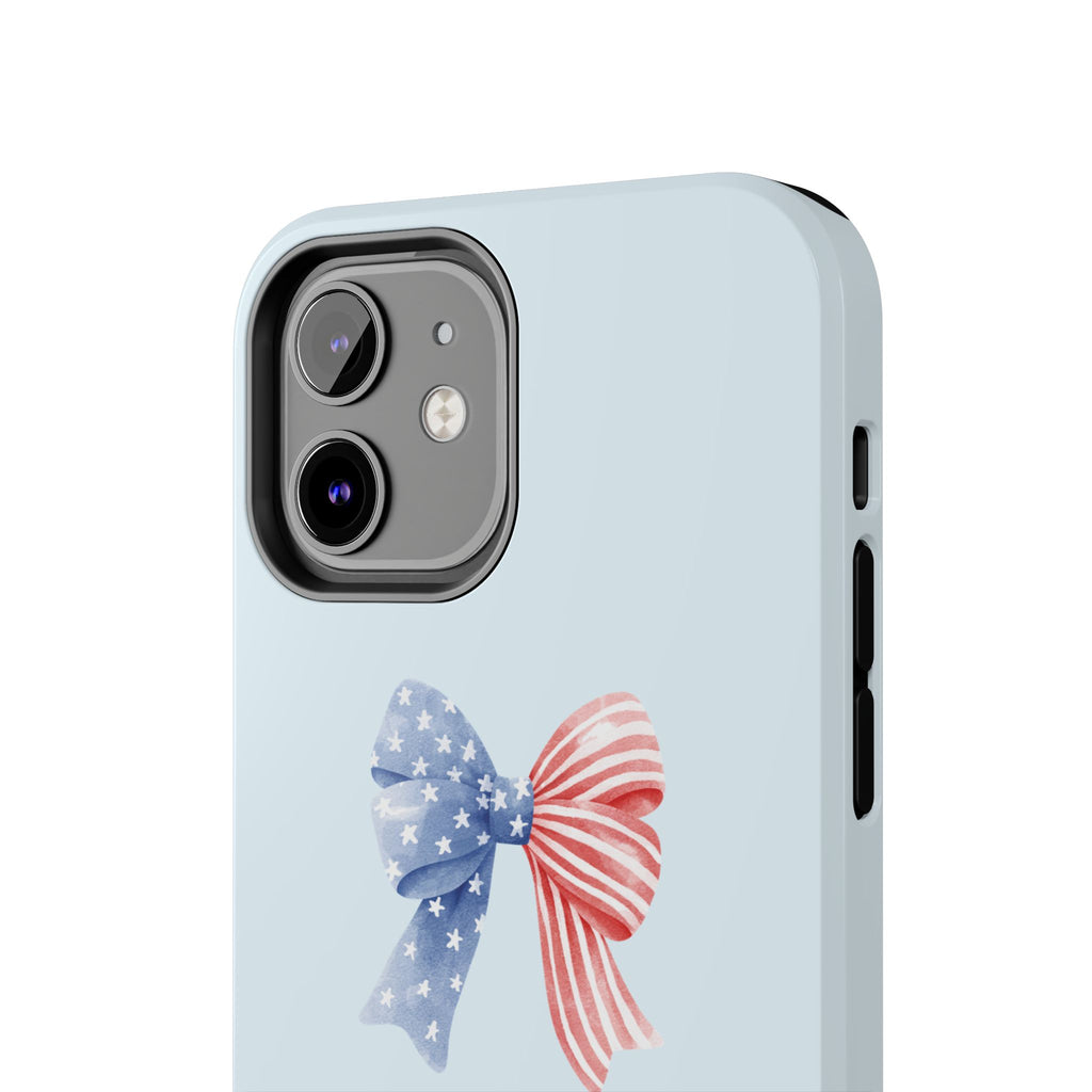 Phone Case — "American Honey" Patriotic Bow Tough Protective Case