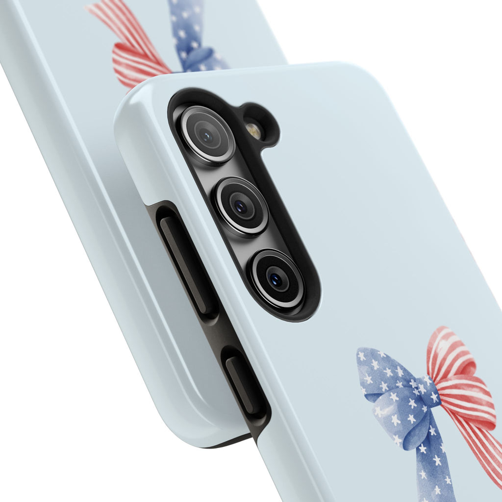 Phone Case — "American Honey" Patriotic Bow Tough Protective Case