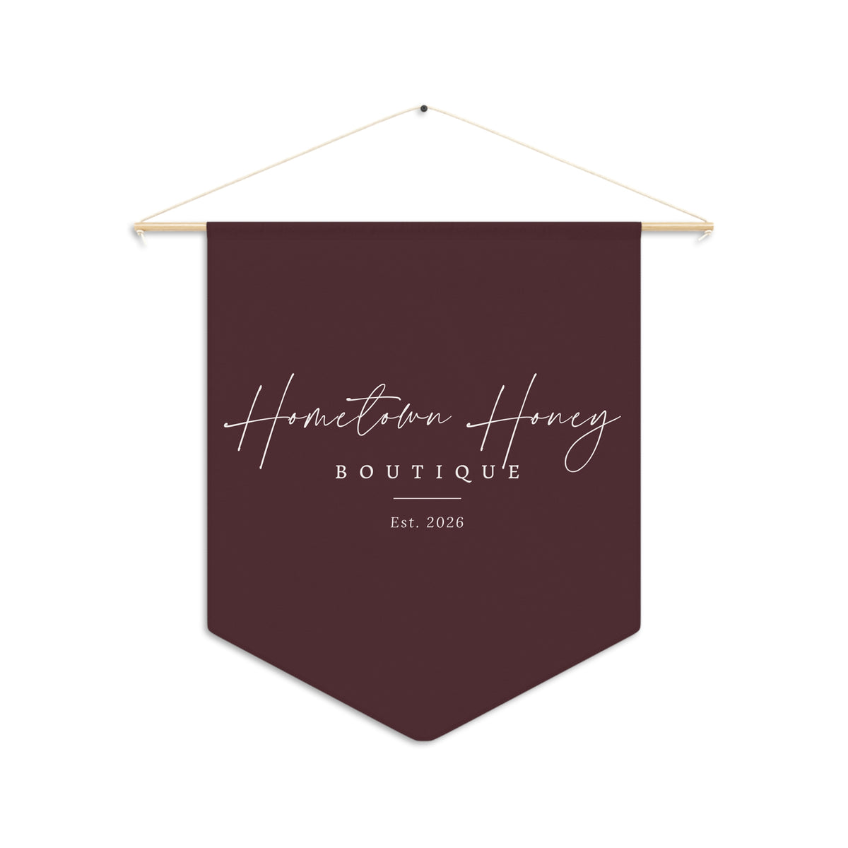 Hometown Honey Boutique Decorative Pennant