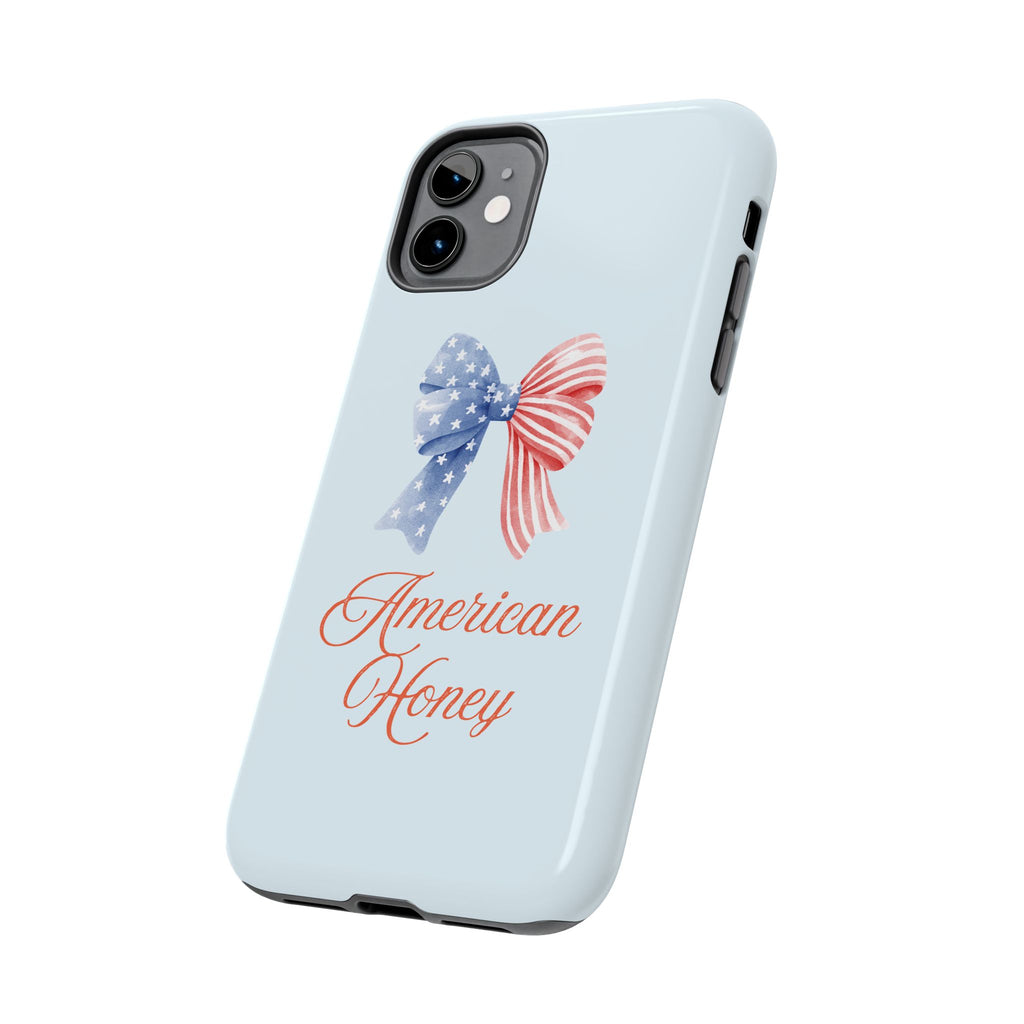 Phone Case — "American Honey" Patriotic Bow Tough Protective Case
