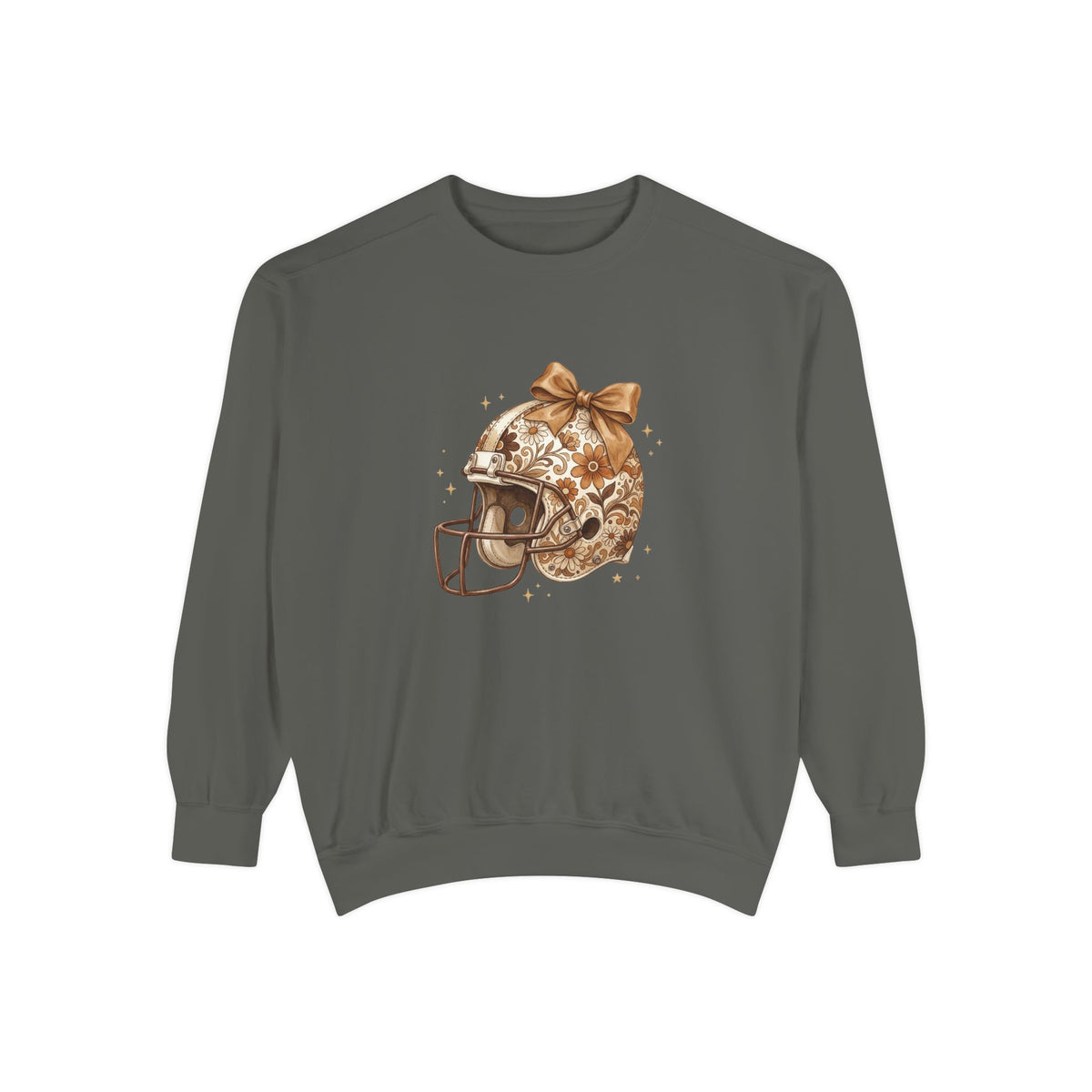 Vintage Floral Football Helmet Crewneck