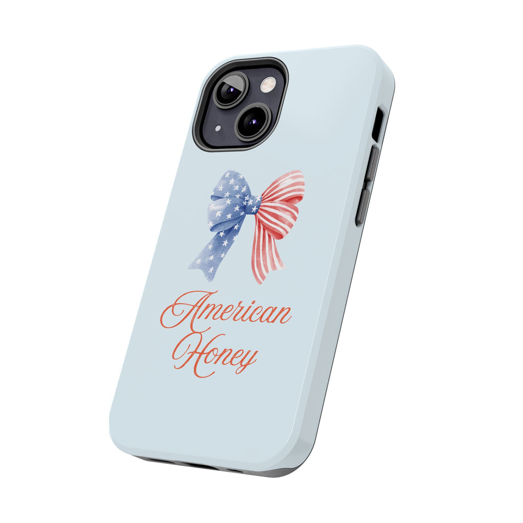 Phone Case — "American Honey" Patriotic Bow Tough Protective Case