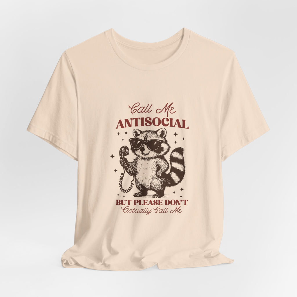 Antisocial Raccoon Graphic Tee