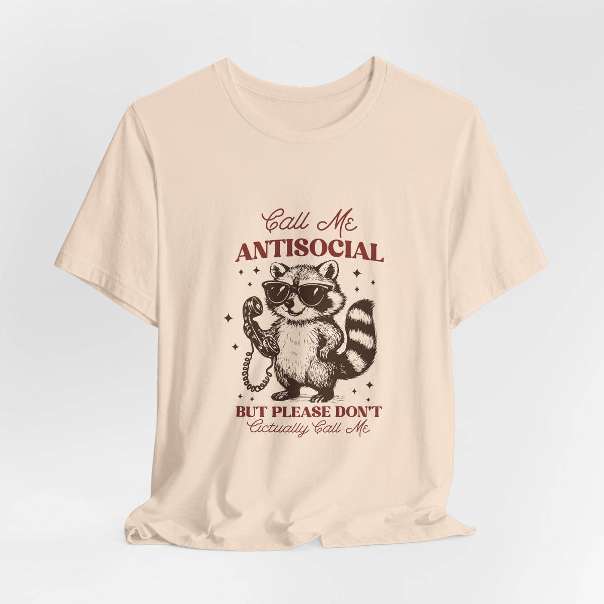 Antisocial Raccoon Graphic Tee