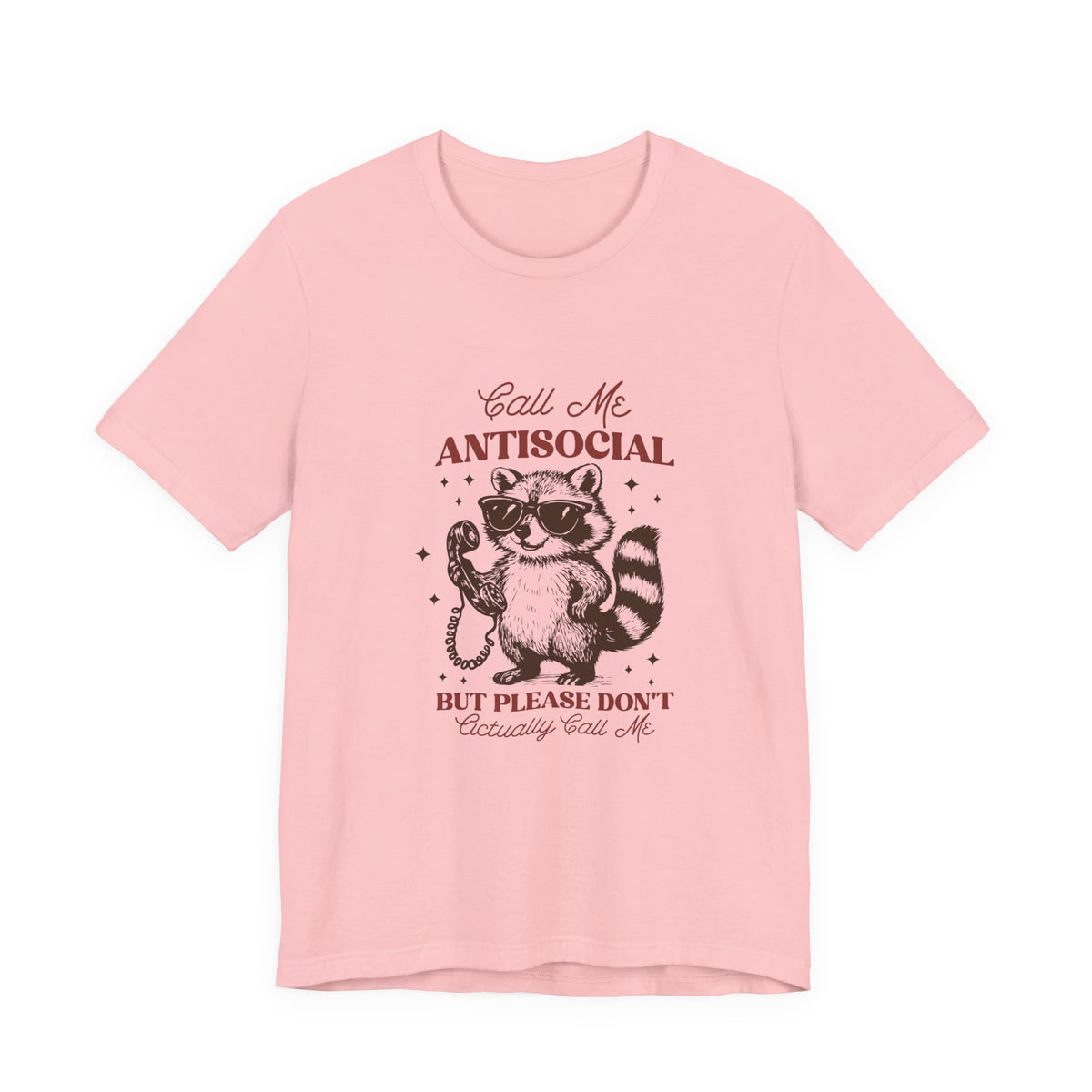 Antisocial Raccoon Graphic Tee