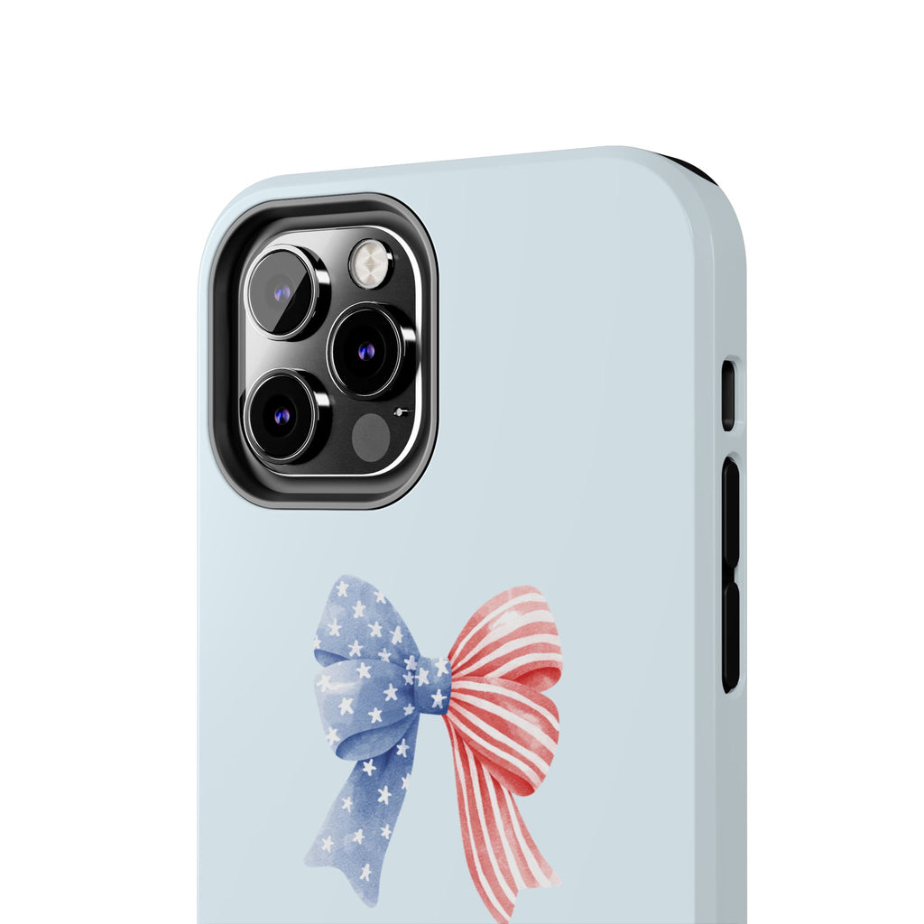 Phone Case — "American Honey" Patriotic Bow Tough Protective Case