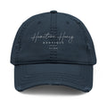 Embroidered Hometown Honey distressed hat