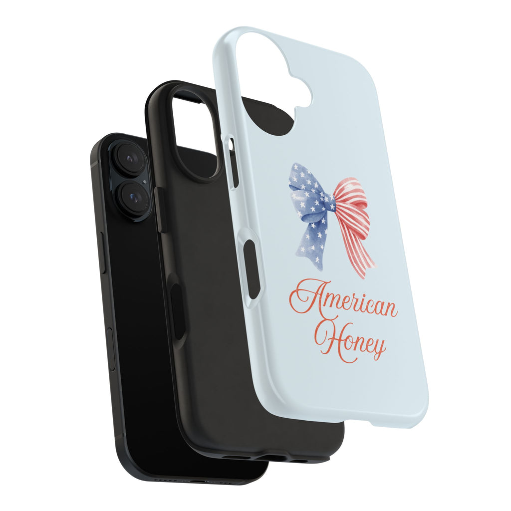 Phone Case — "American Honey" Patriotic Bow Tough Protective Case