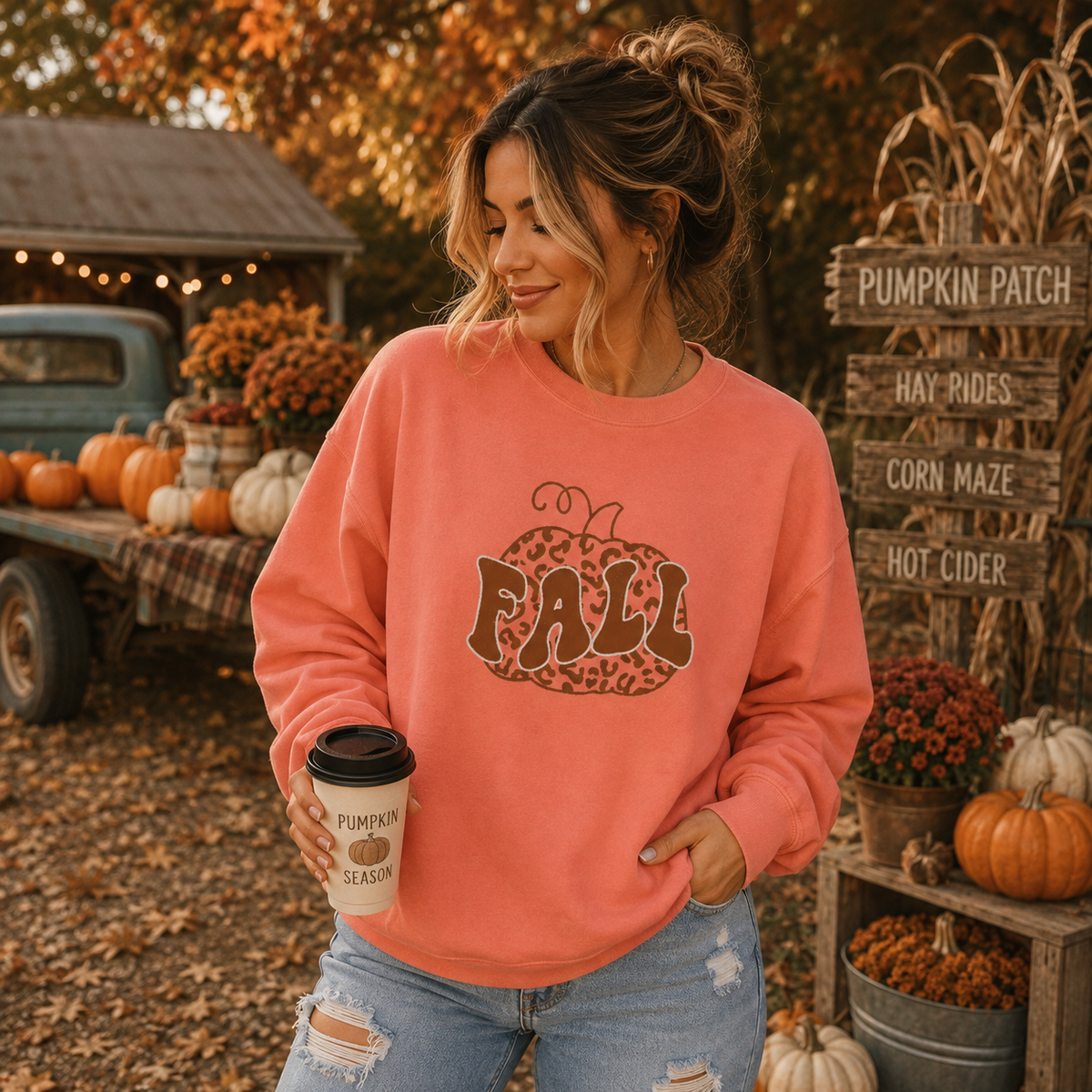 Fall Pumpkin Crewneck