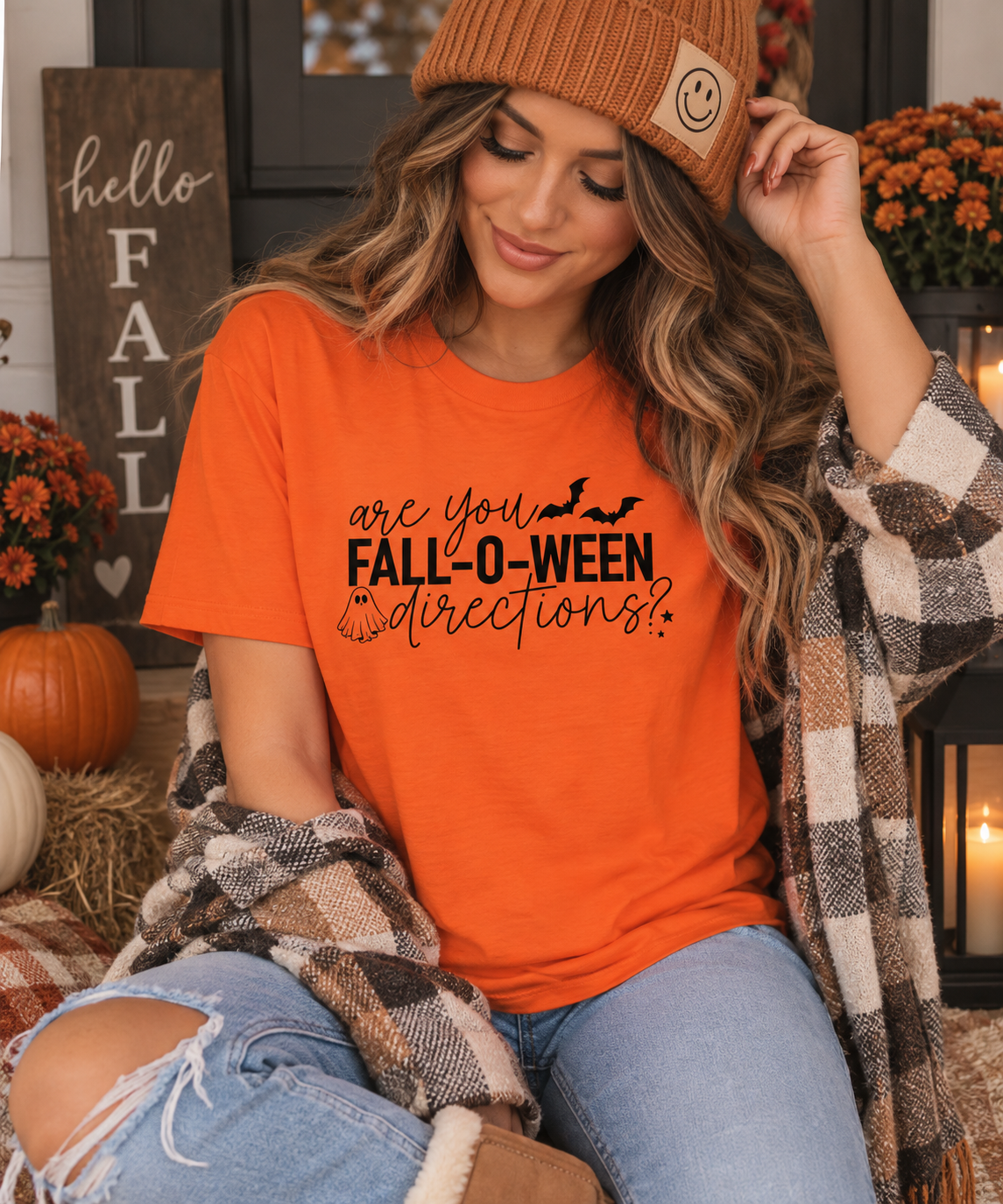 Fall-O-Ween Directions Tee